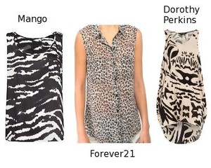 3 Blouse Tanpa Lengan dengan Motif Binatang