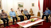 Pada awal sambutannya, Presiden SBY menyampaikan selamat datang ke Indonesia kepada para anggota delegasi dan berterimakasih atas kontribusi ANZ Group di Indonesia. Setpres/Rusman.