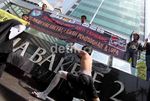 6 Tahun Lapindo, Wisma Bakrie Didemo