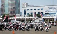 Sebanyak 1.652 pengguna motor matik mengikuti kegiatan bertajuk Pertamina Enduro SPIRIT (Spontan Irit) Enduro Matic Sehidup Sematic. Dadan Kuswaraharja/detikOto.
