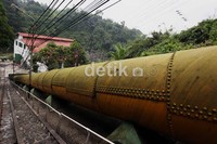 Pipa Penstock meski telah berusia 86 tahun, namun kondisi nya masih berfungsi dan tidak ada kerusakan.