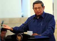 SBY mengucapkan terima kasih dan penghargaan yang tinggi atas kerja keras jajaran Badan Pemeriksa Keuangan (BPK) dalam melaksanakan tugas pemeriksaan keuangan pemerintah pusat dan melakukan audit terhadap penggunaan keuangan negara. Haryanto/Setpres.