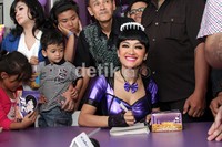 Meski lelah, Jupe mengaku senang. Herianto Batubara/detikHot.