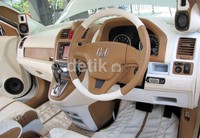 Nasa juga menambahkan tampilan futuristik yang tersaji dengan sangat bernuansa Cinema on Wheel dengan warna cokelat dan putih. Luthfi/detikOto.