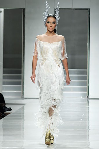 Didi Budiardjo Couture 2012 Claire de Lune at Grand Ballroom Hotel Mulia. Senayan. Jakarta. [Foto: Mohammad Abduh/Wolipop]