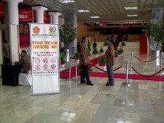 Gerobak Hidangan dalam Peringatan Hari Pancasila di MPR