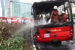 TransJ Terbakar di Bundaran HI