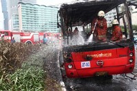 Belum diketahui penyebab kebakaran ini.