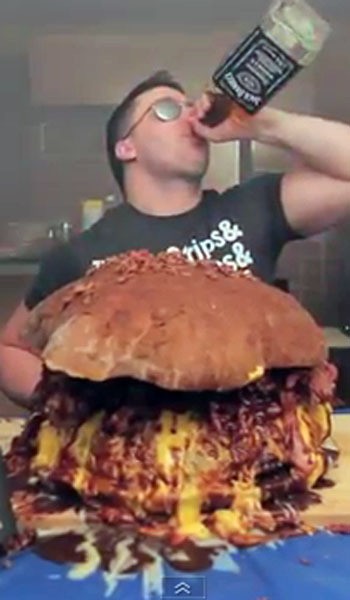 Epic meal time Burger