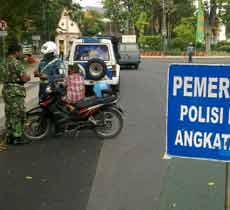 Pomal Lantamal V Gelar Razia Cegah Anggota Keluyuran