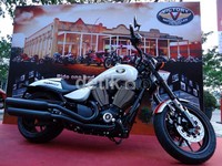 Ada berbagai model motor yang mereka perkenalkan mulai dari Cross Country Tour, Vision Tour, Cross Country, Cross Road, Cross Road Clasic, High Ball, Hummer S, Vegas, Vegas Jackpot dan 8-Balls hingga keluarga Arlen Ness. Syubhan Akib/detikOto.