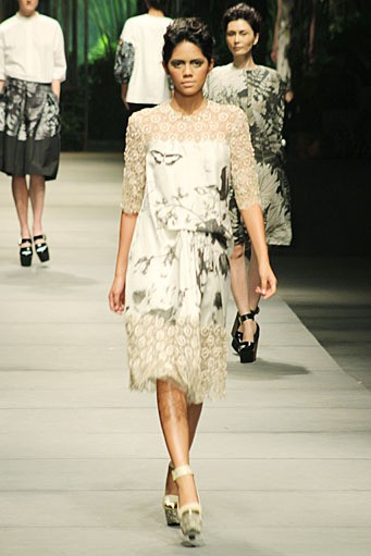 Biyan Wanaatmadja FOLIAGE at Grand Ballroom Hotel Mulia. Jakarta. [Foto: Mohammad Abduh/Wolipop]