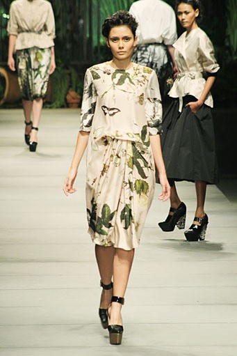 Biyan Wanaatmadja FOLIAGE at Grand Ballroom Hotel Mulia. Jakarta. [Foto: Mohammad Abduh/Wolipop]