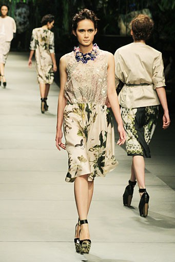 Biyan Wanaatmadja FOLIAGE at Grand Ballroom Hotel Mulia. Jakarta. [Foto: Mohammad Abduh/Wolipop]