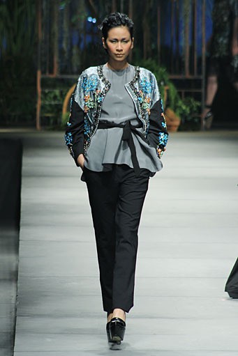 Biyan Wanaatmadja FOLIAGE at Grand Ballroom Hotel Mulia. Jakarta. [Foto: Mohammad Abduh/Wolipop]