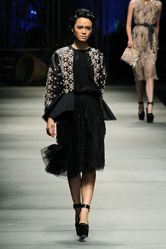 Biyan Wanaatmadja FOLIAGE at Grand Ballroom Hotel Mulia. Jakarta. [Foto: Mohammad Abduh/Wolipop]