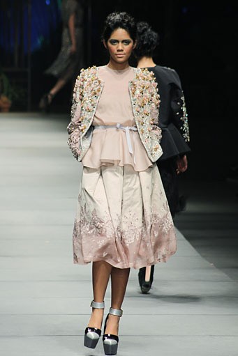 Biyan Wanaatmadja FOLIAGE at Grand Ballroom Hotel Mulia. Jakarta. [Foto: Mohammad Abduh/Wolipop]