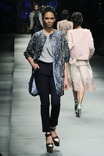 Biyan Wanaatmadja FOLIAGE at Grand Ballroom Hotel Mulia. Jakarta. [Foto: Mohammad Abduh/Wolipop]