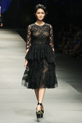 Biyan Wanaatmadja FOLIAGE at Grand Ballroom Hotel Mulia. Jakarta. [Foto: Mohammad Abduh/Wolipop]