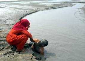 Korban Lumpur Lapindo Ritual Mandi Lumpur