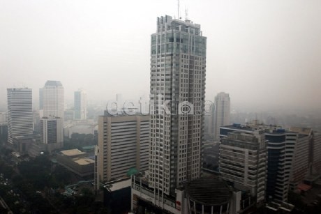 Jakarta Berkabut Karena Emisi Gas Buang Kendaraan Bermotor