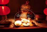 Jamuan menyajikan berbagai macam makanan dari seluruh dunia, baik makanan barat maupun makanan timur. Nograhany Widhi K/detikfinance.