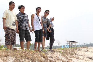 Celebrity on Vacation at Lampung
