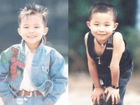 G-Dragon saat kecil. Rambutnya sudah bergaya. Maklum di usianya yang 8 tahun GD sudah mulai training di SM Entertainment. (dok YG Entertainment).