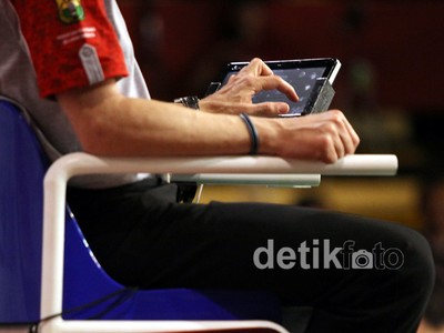Visual Livescore Permudah Wasit Bulutangkis