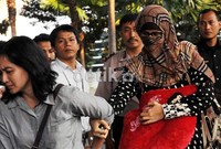 Istri Nazaruddin tersebut ditangkap di rumahnya di kawasan Pejaten, Jakarta Selatan.