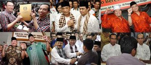 Satpol PP Bersihkan Jakarta dari Atribut Kampanye Pukul 21.00