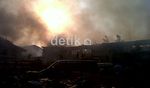 Kantor Satlantas Polresta Medan Terbakar