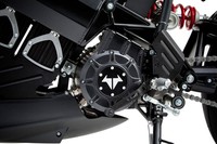 Mesin Brammo Empulse R. Motor ini sekali isi baterai bisa menempuh sampai 200 km. (dok brammo).