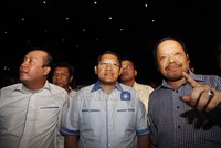 Nonton bareng tersebut juga turut dihadiri oleh pengurus DPP Partai Demokrat seperti Wakil Sekretaris Jendral DPP Partai Demokrat Ramadhan Pohan, Saan Mustopa, serta deklarator partai Demokrat Sutan Batugana.