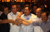 Anas dan pengurus PD tampak kompak.