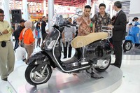 Vespa GTS 250ie yang disokong mesin 244 cc 4 langkah, silinder tunggal, 4 katup CVT Otomatis dibanderol dengan harga Rp 69,9 juta OTR Jakarta. Syubhan Akib/detikOto.