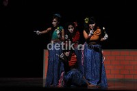 Fun To Mime merupakan rangkaian acara Jakarta Anniversary Festival X-2012. Agung Pambudhy/detikcom.