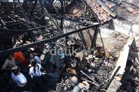 Kawasan yang dihuni 390 KK dengan 1.396 jiwa ini kini hangus terbakar.