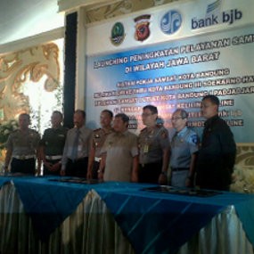 Enam Peningkatan Pelayanan Samsat di Jabar Diluncurkan