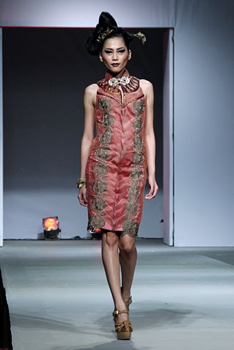 Rudy Chandra Beauty Treasure. APPMI Fashion Chinese Couture 2012 at Ballroom Hotel Mulia. Senayan. Jakarta.[Foto: Mohammad Abduh/Wolipop]