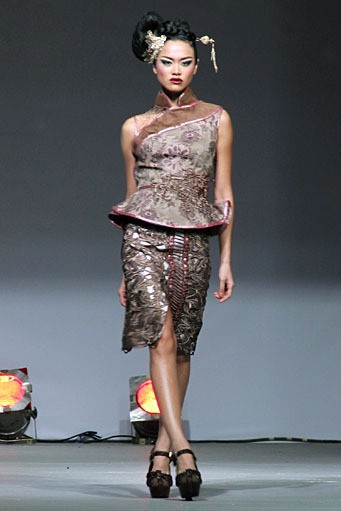 Rudy Chandra Beauty Treasure. APPMI Fashion Chinese Couture 2012 at Ballroom Hotel Mulia. Senayan. Jakarta.[Foto: Mohammad Abduh/Wolipop]
