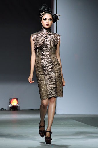 Rudy Chandra Beauty Treasure. APPMI Fashion Chinese Couture 2012 at Ballroom Hotel Mulia. Senayan. Jakarta.[Foto: Mohammad Abduh/Wolipop]