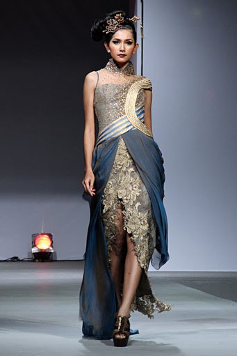 Rudy Chandra Beauty Treasure. APPMI Fashion Chinese Couture 2012 at Ballroom Hotel Mulia. Senayan. Jakarta.[Foto: Mohammad Abduh/Wolipop]