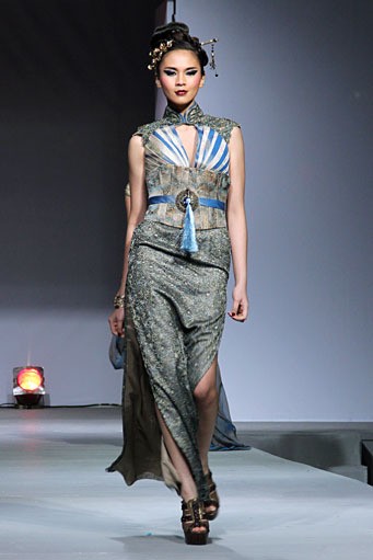 Rudy Chandra Beauty Treasure. APPMI Fashion Chinese Couture 2012 at Ballroom Hotel Mulia. Senayan. Jakarta.[Foto: Mohammad Abduh/Wolipop]