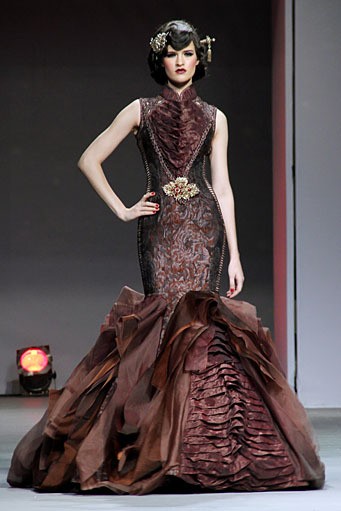 Rudy Chandra Beauty Treasure. APPMI Fashion Chinese Couture 2012 at Ballroom Hotel Mulia. Senayan. Jakarta.[Foto: Mohammad Abduh/Wolipop]