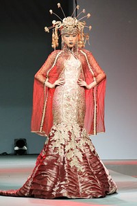 Rudy Chandra Beauty Treasure. APPMI Fashion Chinese Couture 2012 at Ballroom Hotel Mulia. Senayan. Jakarta.[Foto: Mohammad Abduh/Wolipop]
