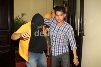 Tiga tersangka yang dibekuk berinisial AF (31), HP (31), dan SN (35). Agung Pambudhy/detikcom.