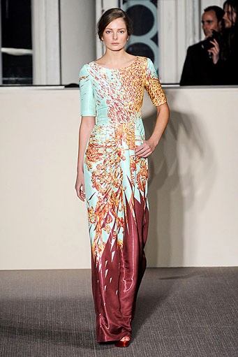 Matthew Williamson, Fall/Winter 2012. London Fashion Week 2012. [dok. Matthew Williamson]