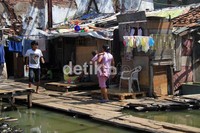 Kondisi lingkuan yang kumuh berpengaruh pada kesehatan mereka. Agung Pambudhy/detikcom.