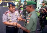 Sinergitas Anggota TNI-Polri di Sulsel